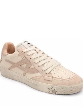 Ash Beige Suede & Leather Moonlight Sneakers